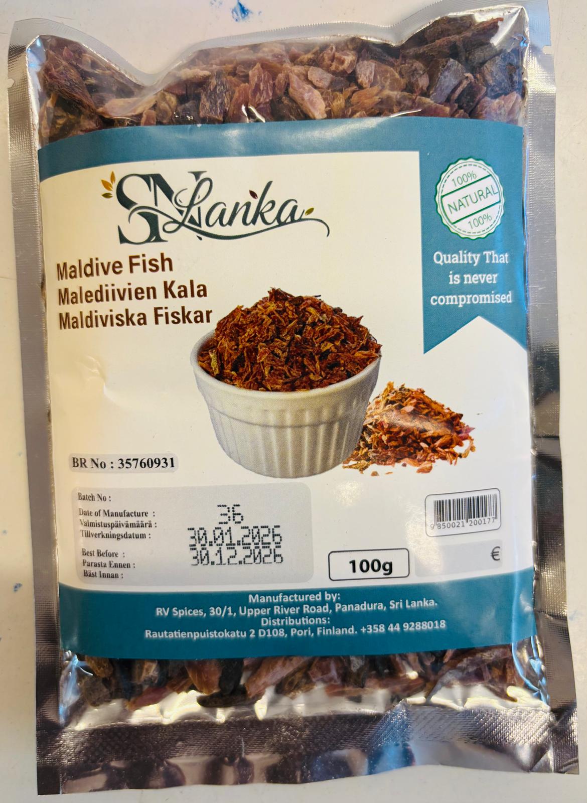 Sri Lanka Maldive Fish – 100g